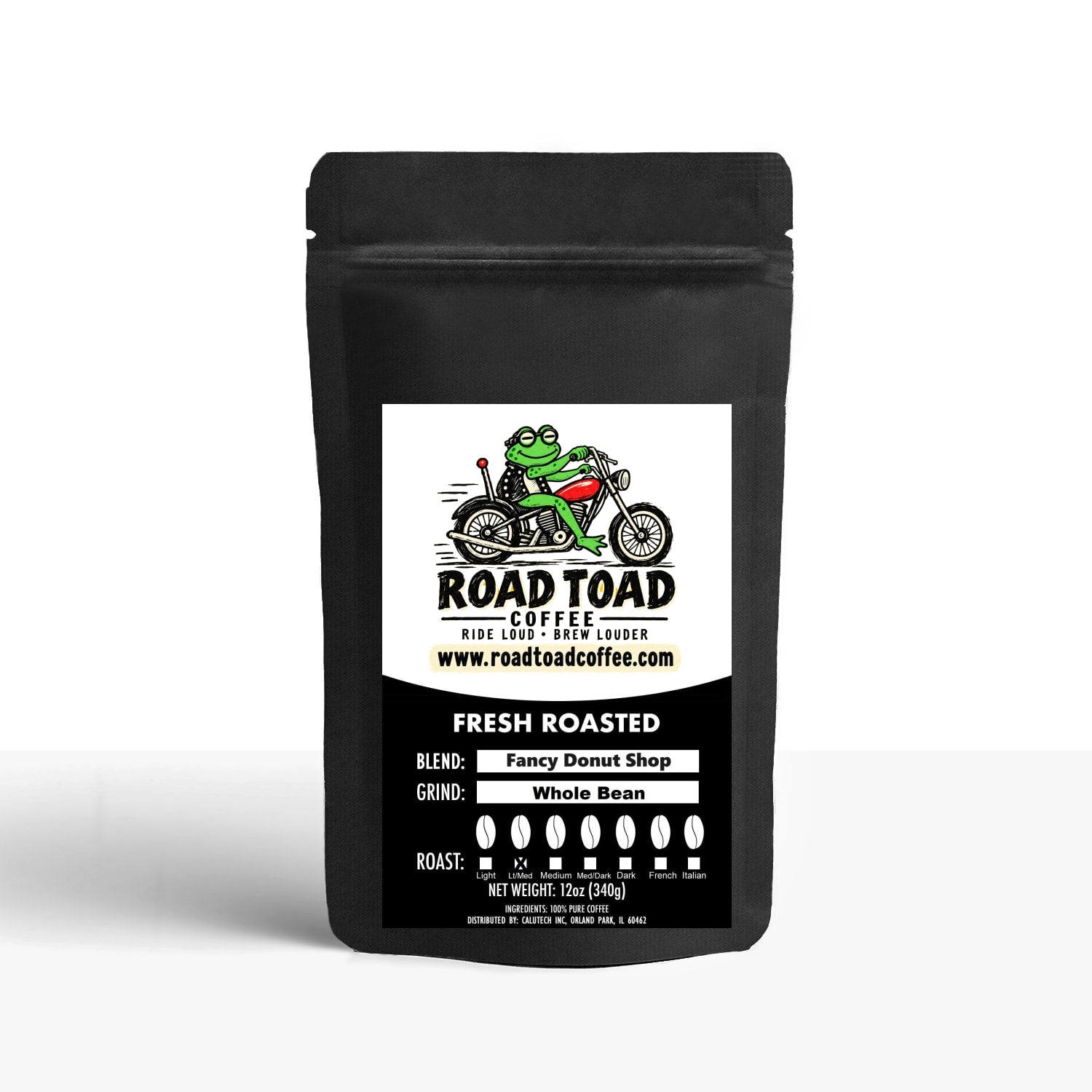 Bag of Gourmet Donut Shop Coffee from Road Toad Coffee
