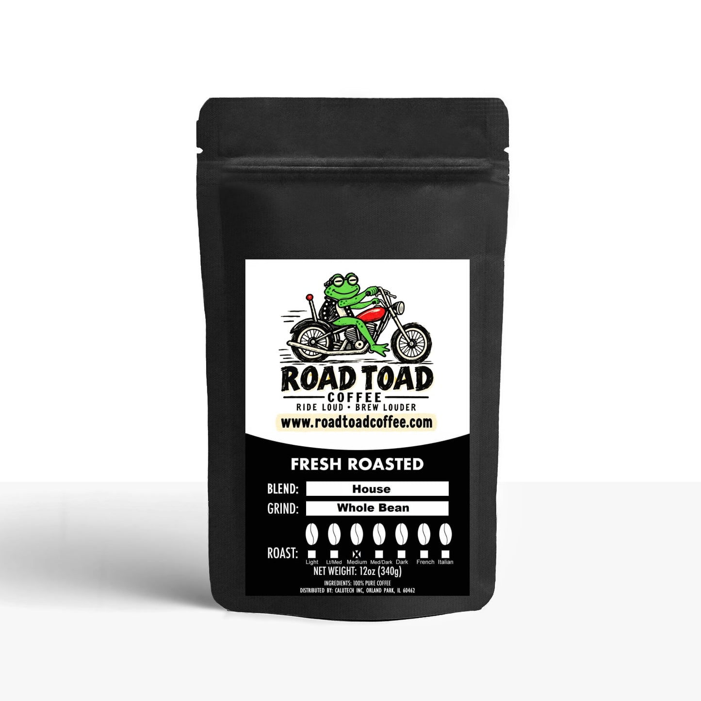 Bag of House Blend Coffee from Road Toad Coffee