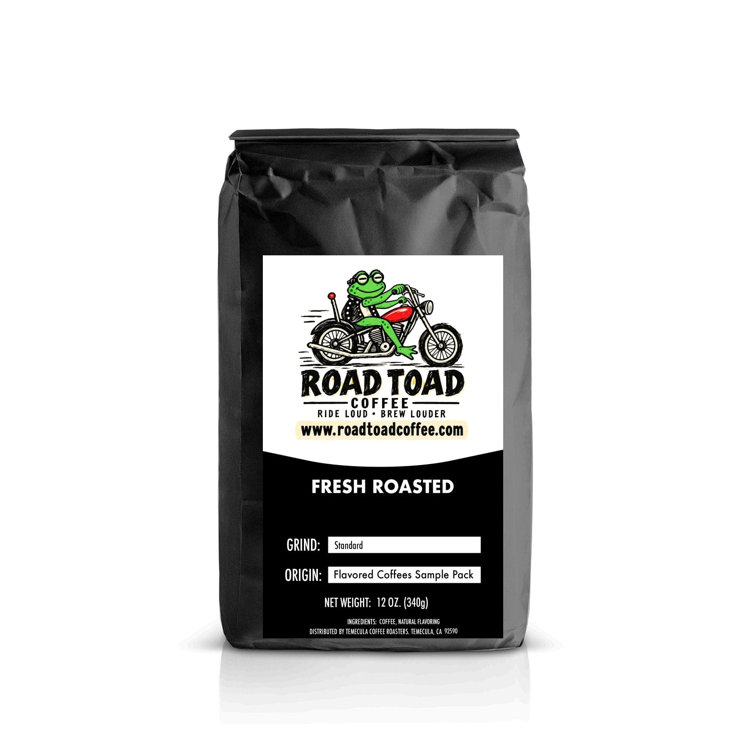 Road Toad Coffee Flavored Coffees Sample Pack