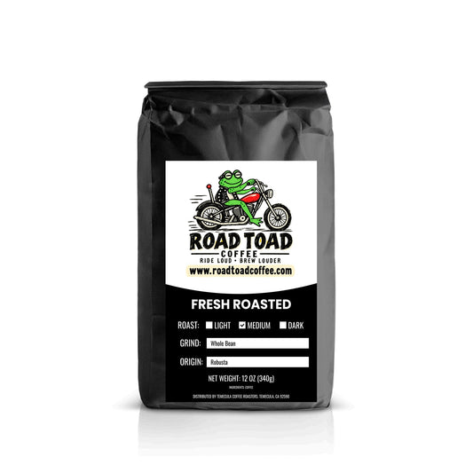 Bag of Robusta Coffee from Road Toad Coffee