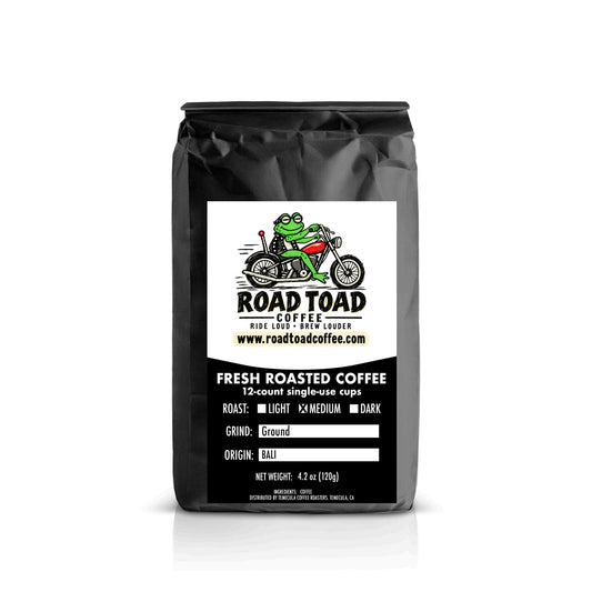 Road Toad Coffee Bali single origin coffee pods